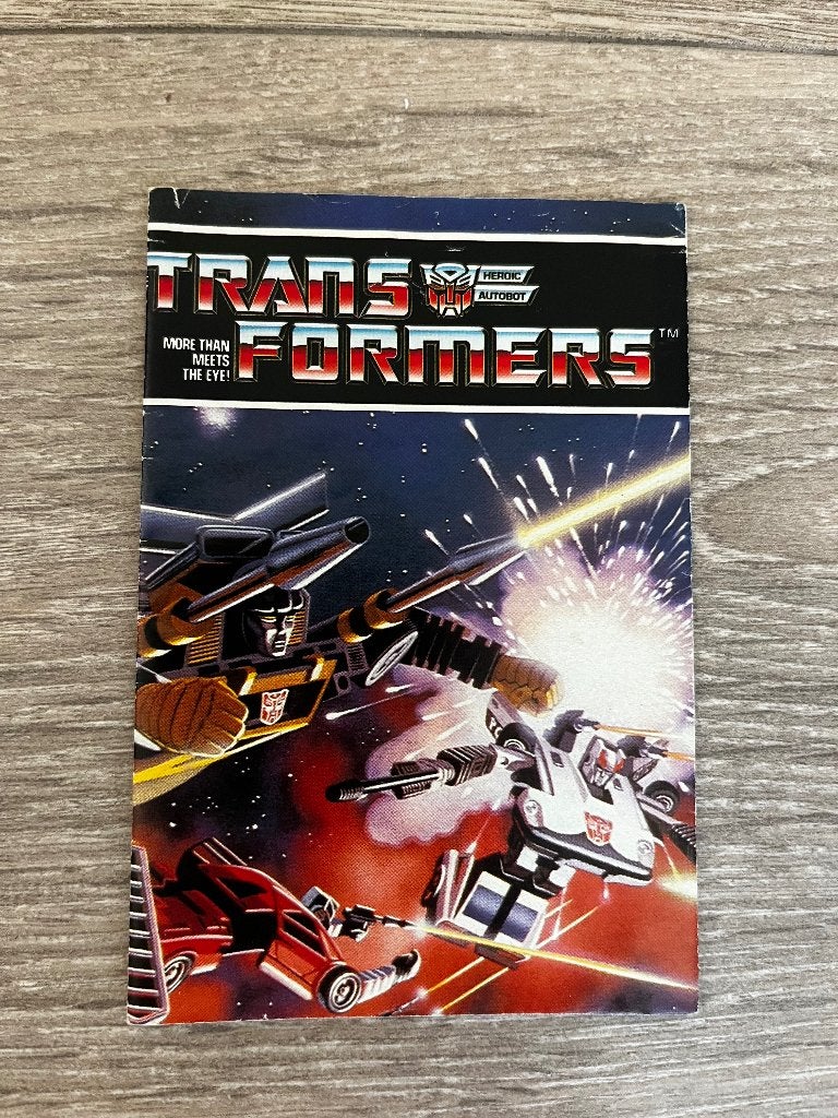 Transformers G1; 1984 brochure, Verzamelen, G1, Ophalen of Verzenden, Gebruikt, Overige rassen