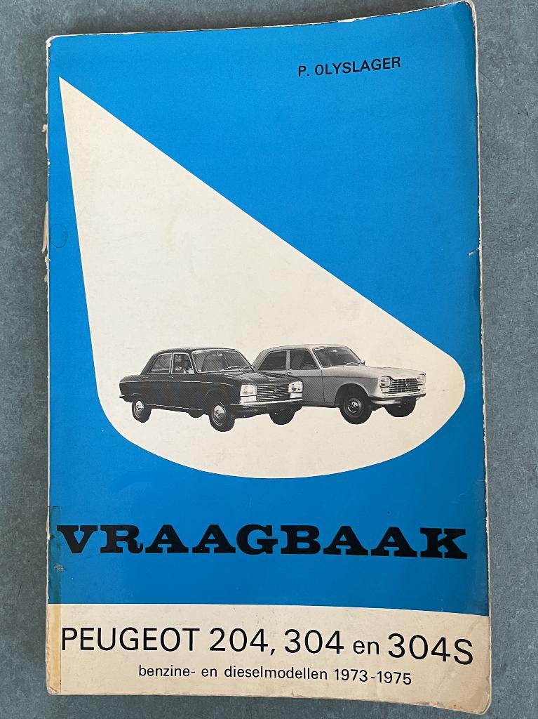 2x vraagbaak Peugeot (Olyslager), Auto diversen, Verzenden