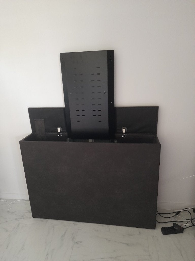 TV kast met lift UNIEK !!!!, Ophalen, Overige materialen, Strak, 100 tot 150 cm