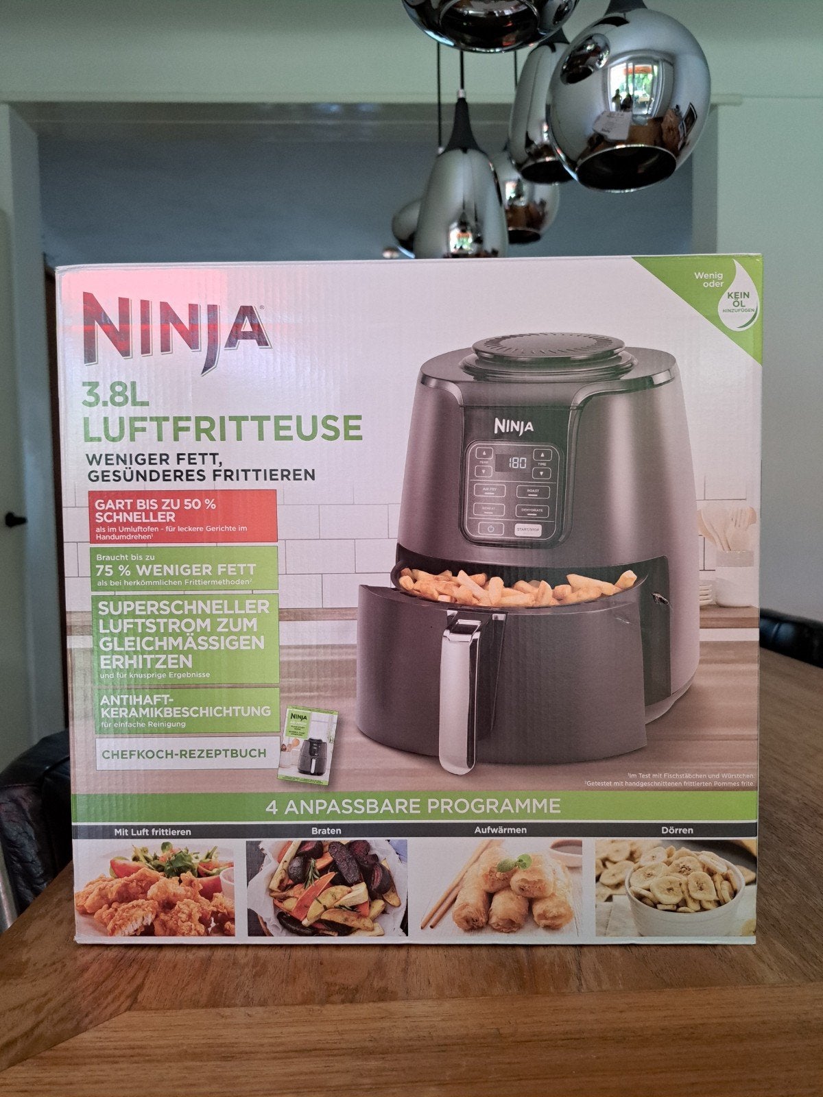 Nieuwe Ninja Airfryer 3.8L - Gezonder Frituren, Witgoed en Apparatuur, Airfryers, Ophalen of Verzenden