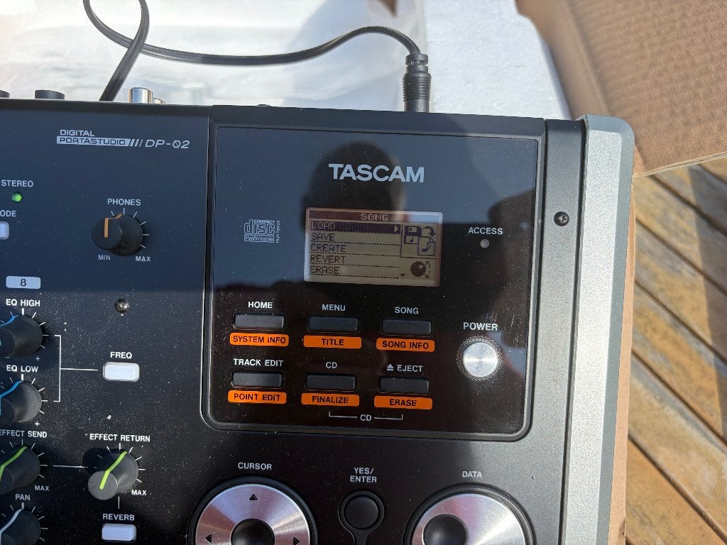 Tascam Portasudio DP-02 in doos, Ophalen, Zo goed als nieuw, Audio