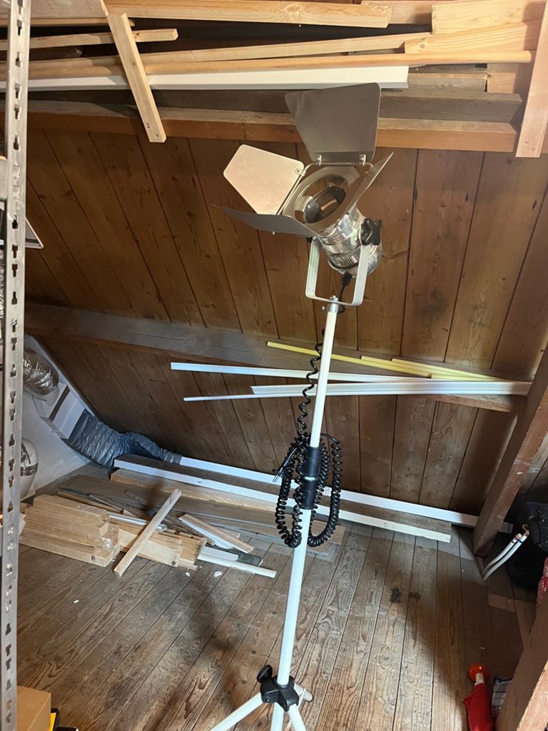Studio lamp foto lamp retro lamp, Ophalen, Zo goed als nieuw, Metaal, 150 tot 200 cm