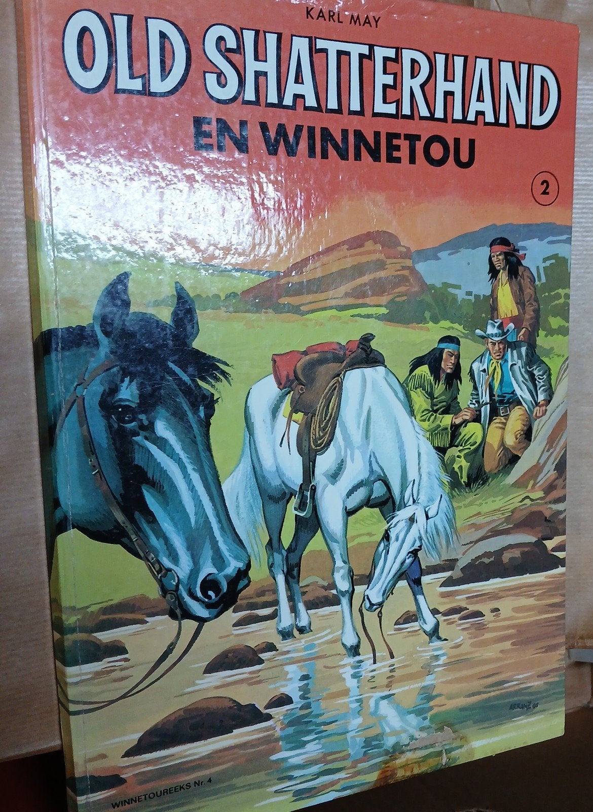 Old Shatterhand en Winnetou Deel 2 - Karl May stripboek, Boeken, Eén stripboek, Ophalen of Verzenden, Gelezen, Karl May