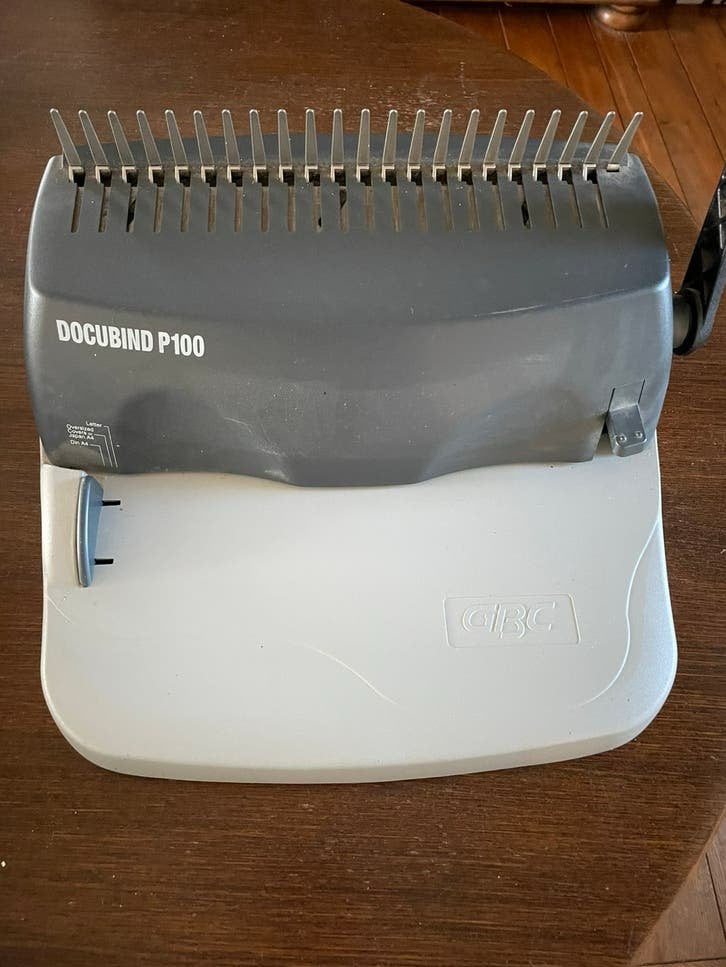 Inbindapparatuur, Ophalen, Zo goed als nieuw