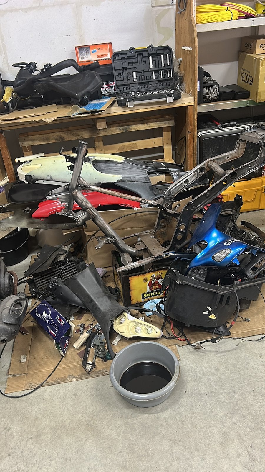 Gilera Runner Frame met kenteken, Ophalen, Gebruikt