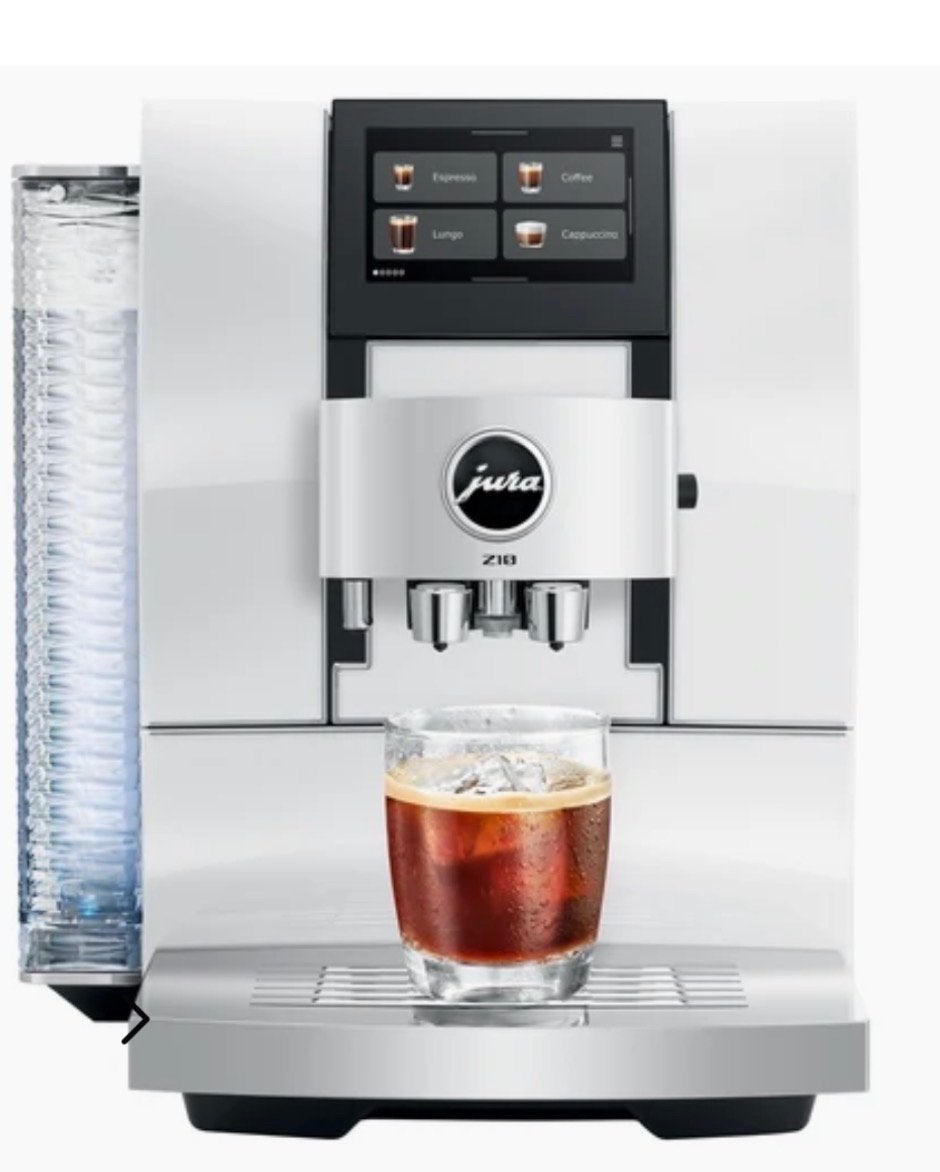 Jura Z10 volautomatische koffiemachine (wit), Ophalen, Afneembaar waterreservoir, 10 kopjes of meer, Koffiemachine