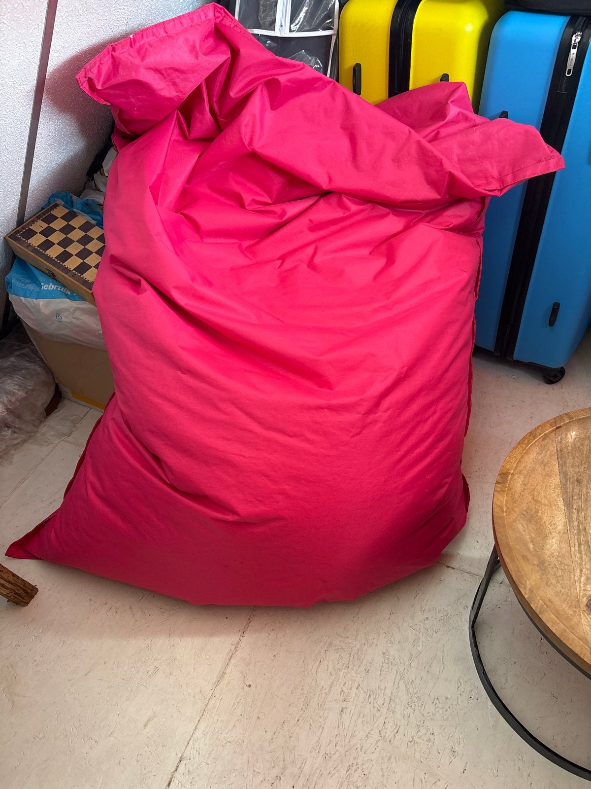 Roze zitzak van Sit & Joy, Ophalen, Gebruikt, Roze, Zitzak