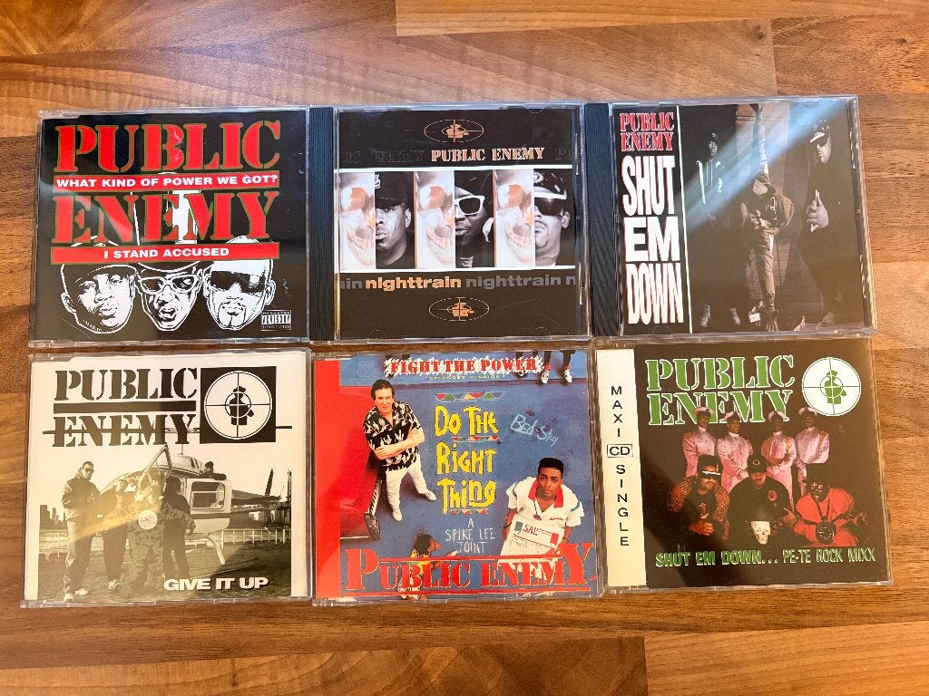 Public Enemy CD Singles (10 stuks) vanaf 4,-, Cd's en Dvd's, Cd's | Hiphop en Rap, Ophalen of Verzenden, Zo goed als nieuw, Single