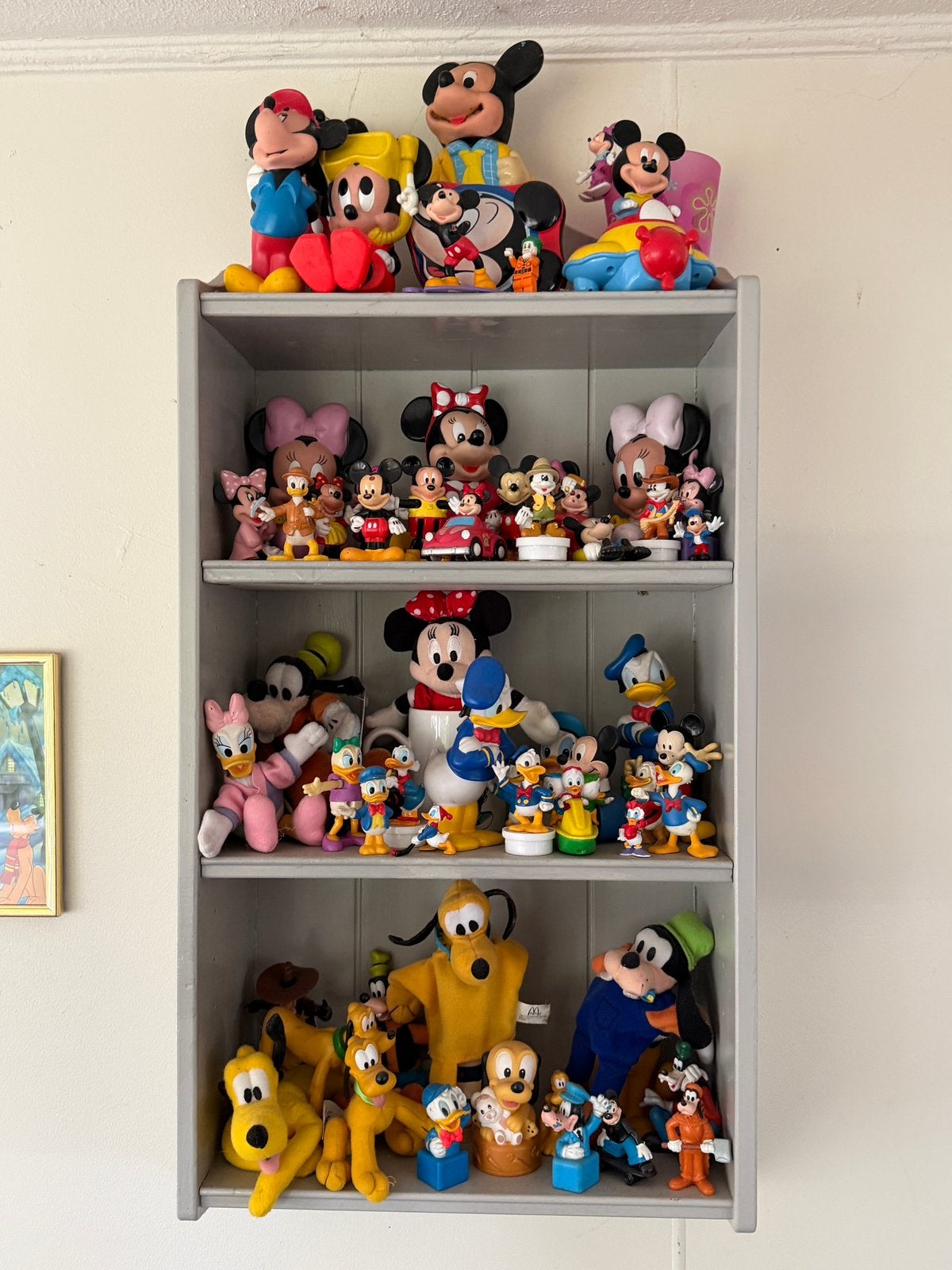 Grote vintage Disney verzameling Mickey Mouse Donald Duck, Ophalen of Verzenden, Mickey Mouse, Gebruikt, Beeldje of Figuurtje