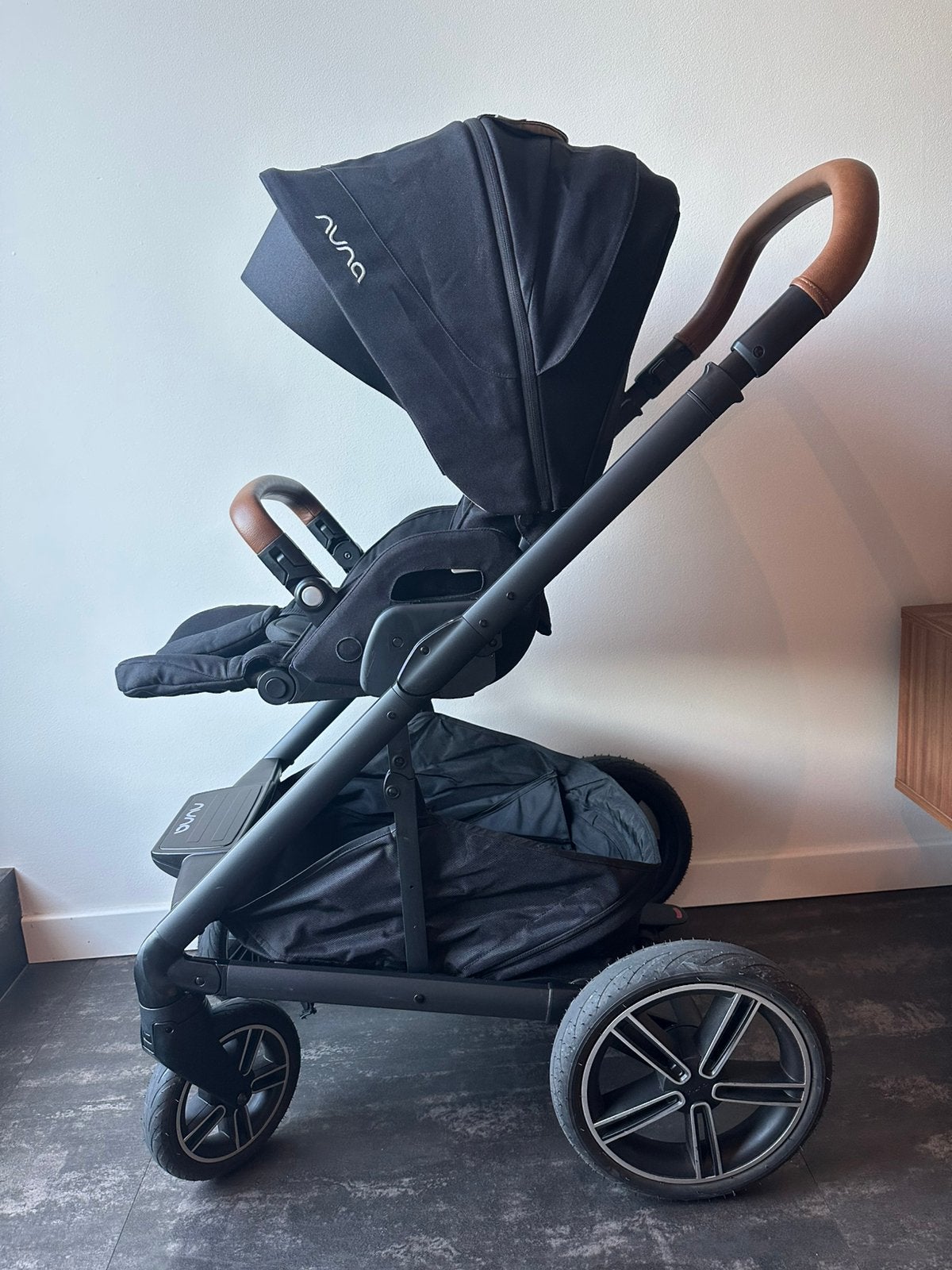 Nuna mixx next stroller + carry cot, Ophalen, Zo goed als nieuw