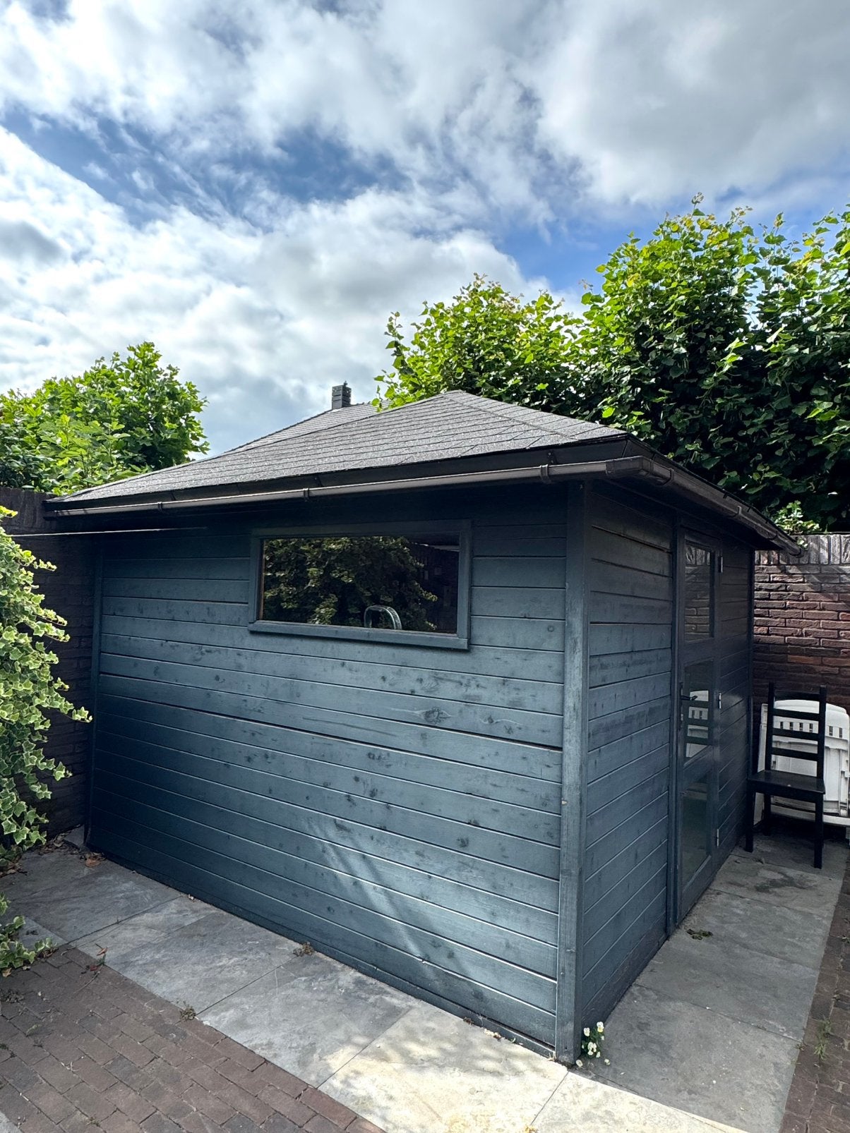 Tuinhuis met keukentje te koop, Ophalen, Tuinhuis, 250 tot 500 cm, 2 ramen