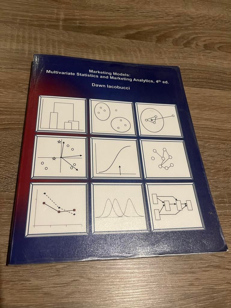 Marketing Models: Multivariate Statistiek & Marketing Analyt, Ophalen of Verzenden, Zo goed als nieuw