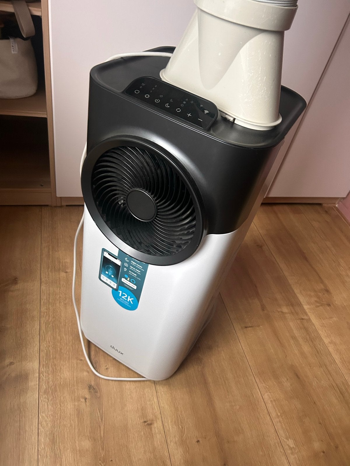 Duux Mobiele Airco, Witgoed en Apparatuur, Gebruikt, 3 snelheden of meer, Ophalen of Verzenden, Koelen en Ontvochtigen