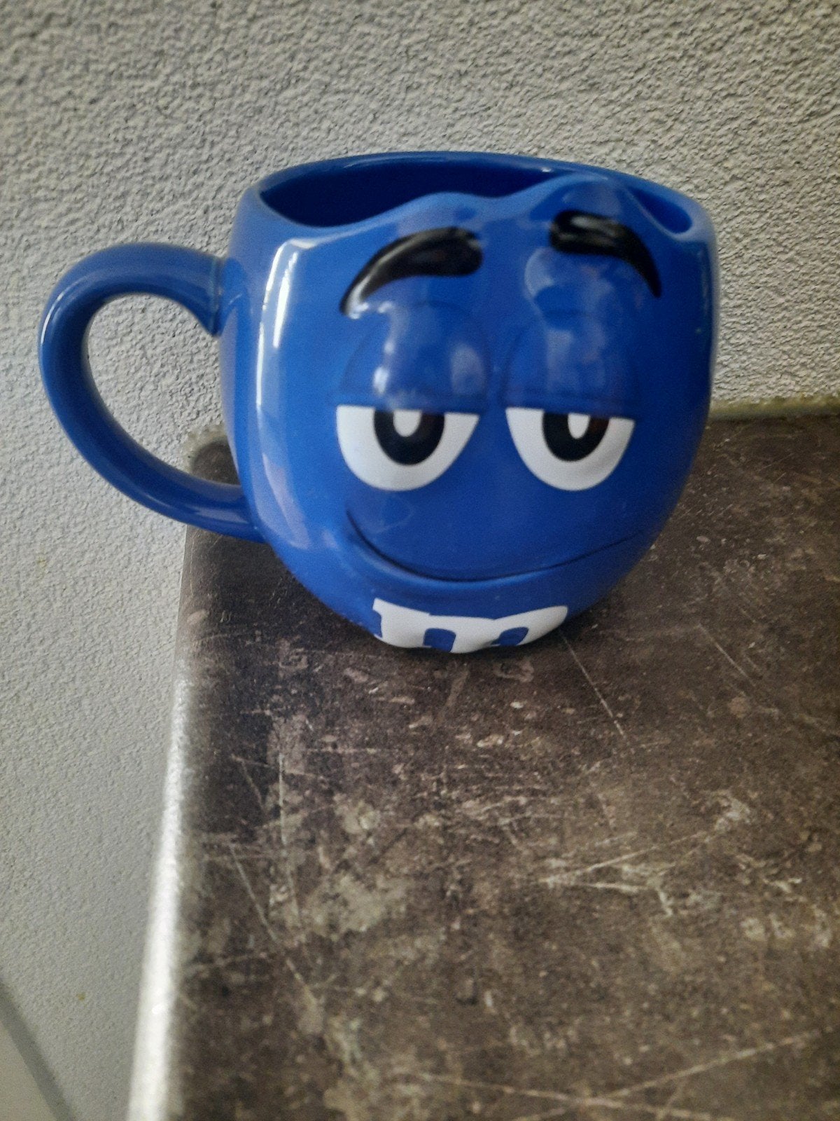 M&M's mok - Blauw - Zo goed als nieuw, Verzamelen, Merken en Reclamevoorwerpen, Ophalen of Verzenden, Zo goed als nieuw