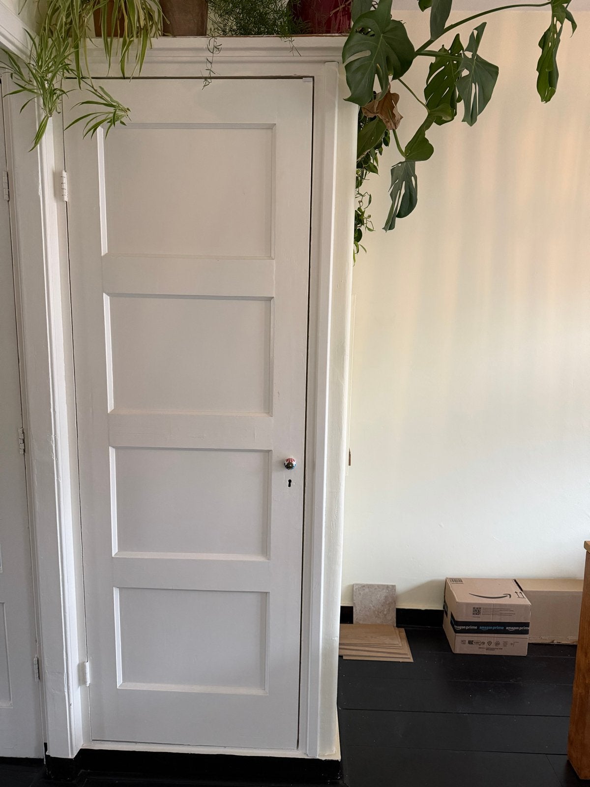 Oude paneeldeuren met 4 panelen, Ophalen, Gebruikt, 80 tot 100 cm, Binnendeur