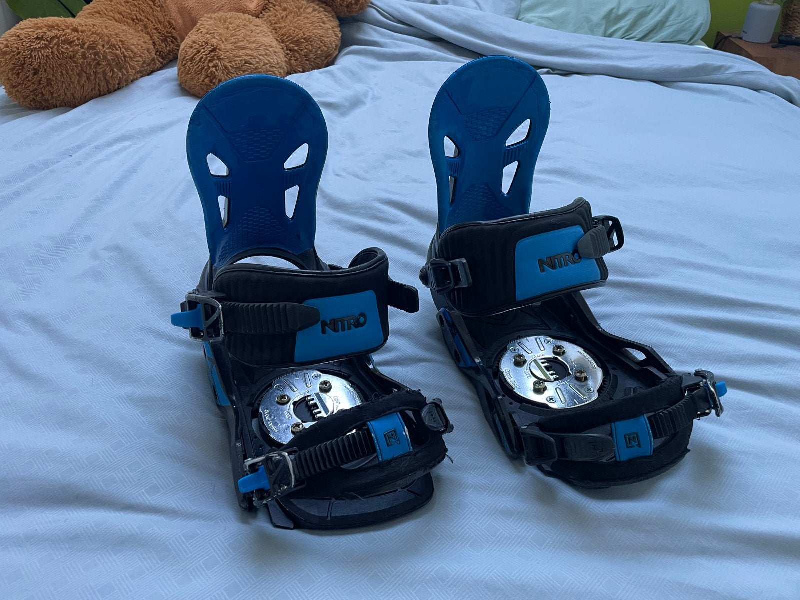 Nitro Snowboard Bindingen Maat M/L, Sport en Fitness, Overige merken, Overige typen, Ophalen of Verzenden, Zo goed als nieuw
