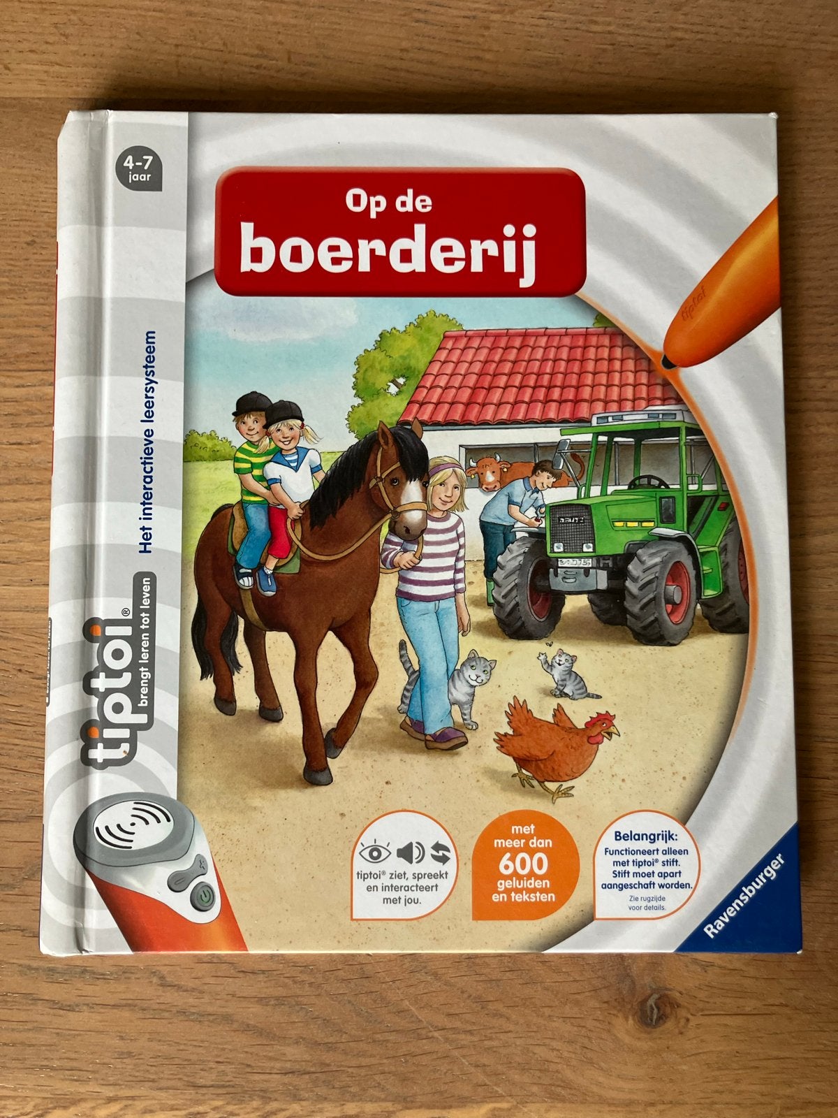Tiptoi boek 'Op de boerderij', Boeken, Ophalen of Verzenden, Zo goed als nieuw, 3 tot 4 jaar