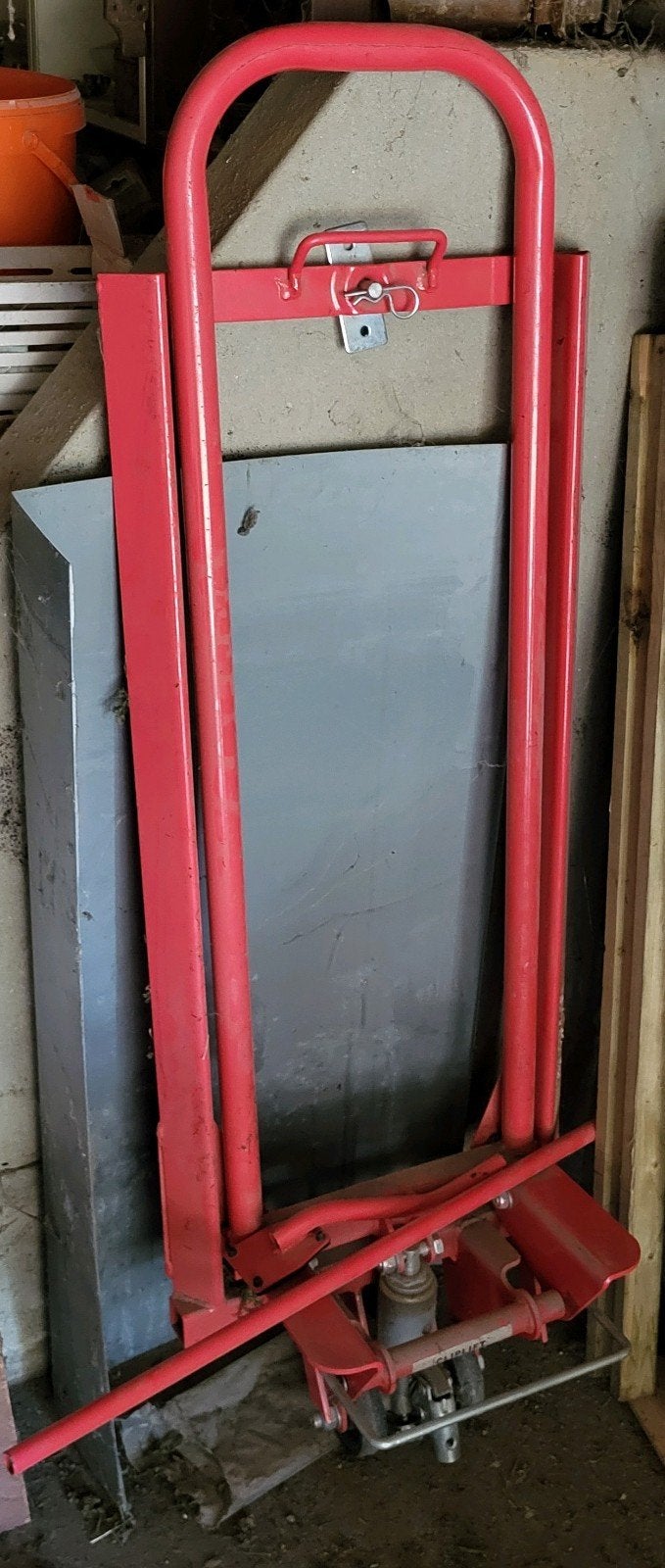 Hydraulische zitmaaierlift / kantelaar, 100 liter of meer, Ophalen, Transportkar