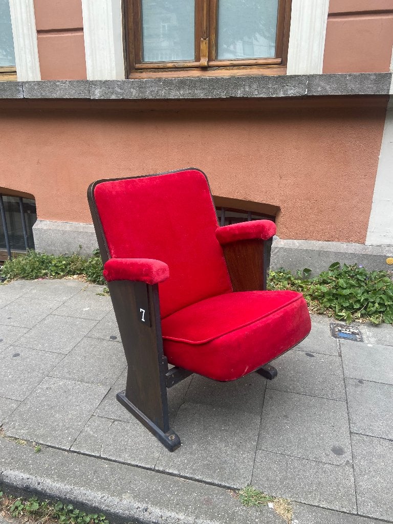 Bioscoop stoel, Ophalen, Overige materialen, Gebruikt, Vintage