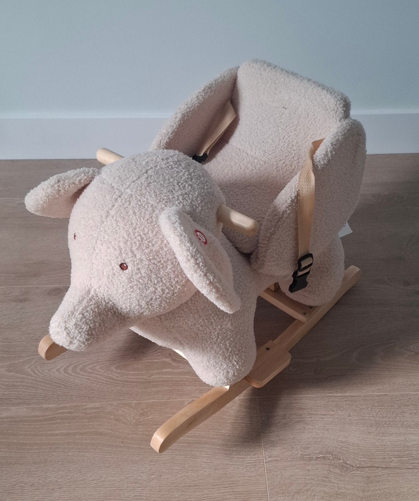 Hobbelolifant met geluid en riem, Ophalen, Zo goed als nieuw