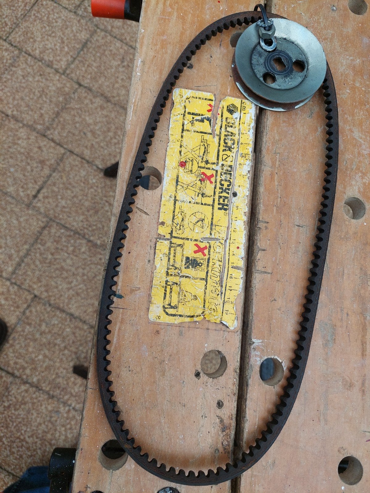 vespa ciao snaar met 80 mm poulie, Fietsen en Brommers, Brommers | Vespa, Ophalen of Verzenden