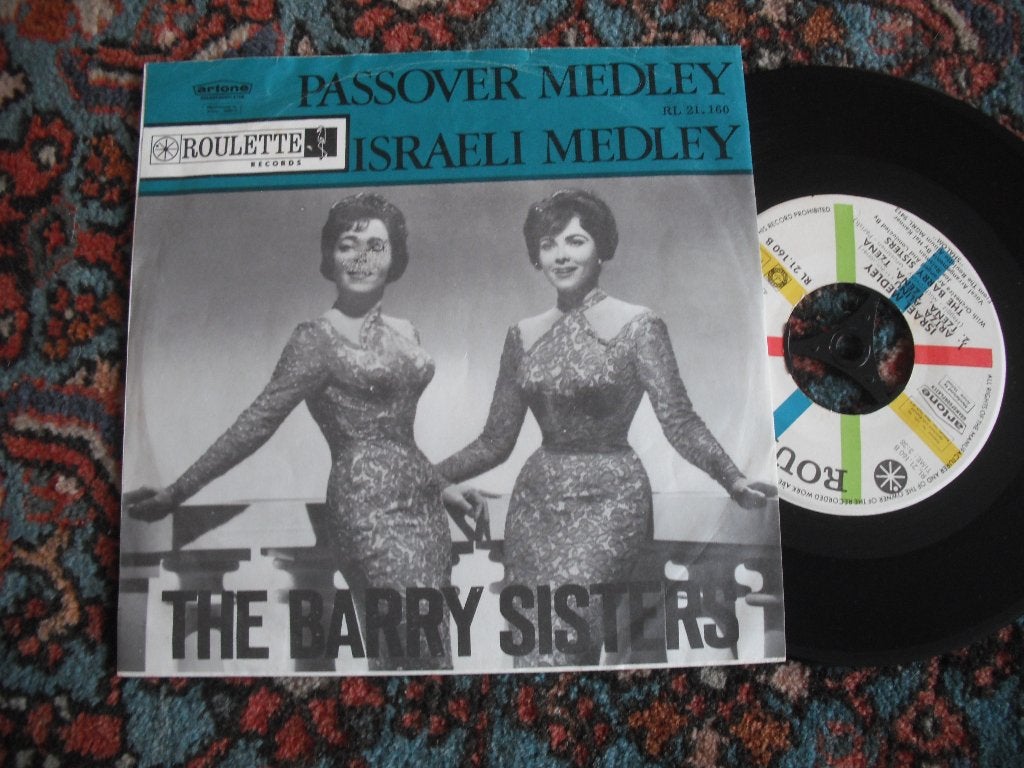 The Barry Sisters - Passover Medley., Cd's en Dvd's, Vinyl Singles, Ophalen of Verzenden, Gebruikt, Pop