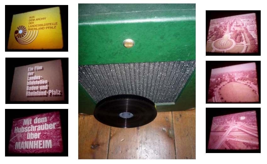 16mm film Mannheim in Vogelvlucht -20min- Duitse Doc, Ophalen of Verzenden, 16mm film