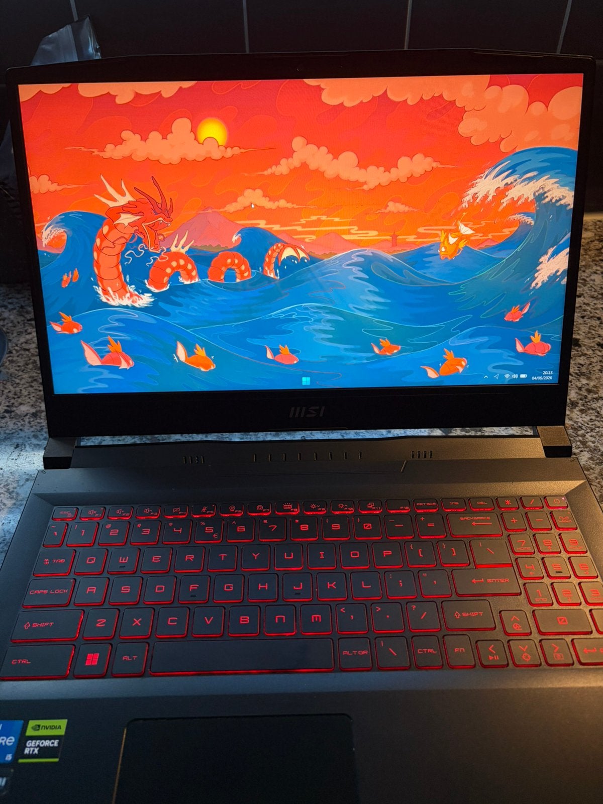 MSI Katana GF66 12UC Gaming Laptop i5 RTX 3050 16GB 144Hz, Computers en Software, Windows Laptops, Ophalen, Gebruikt, 2 tot 3 Ghz