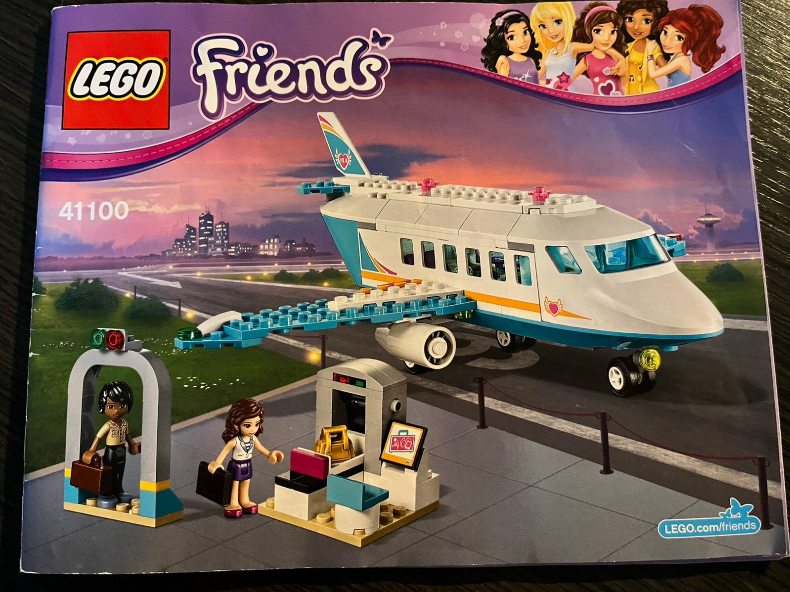 Lego friends vliegtuig 41100, Gebruikt, Lego, Friends, Ophalen of Verzenden