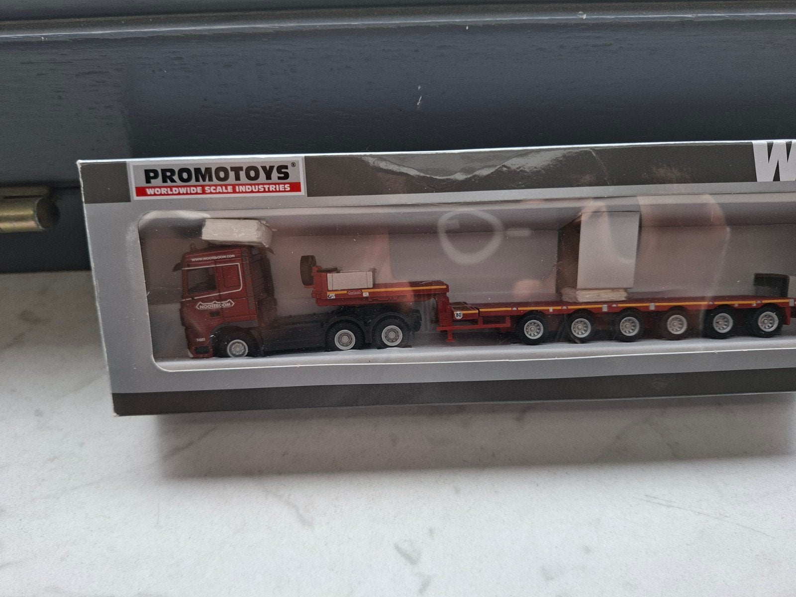 Daf 8x4 met semiopleggers (schaalmodel), Ophalen of Verzenden, Nieuw, Overige typen