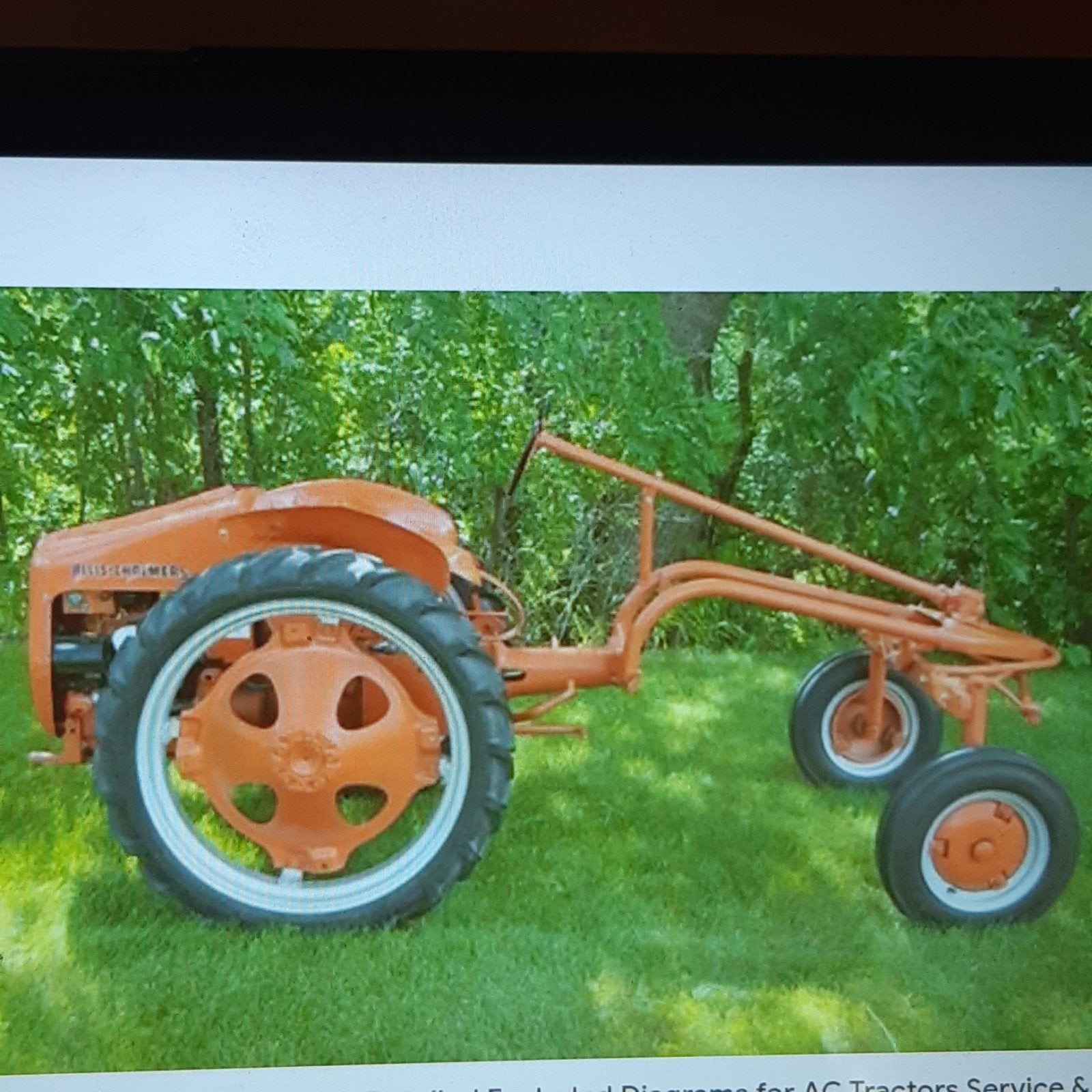 Gezocht allis chalmers G, Ophalen of Verzenden