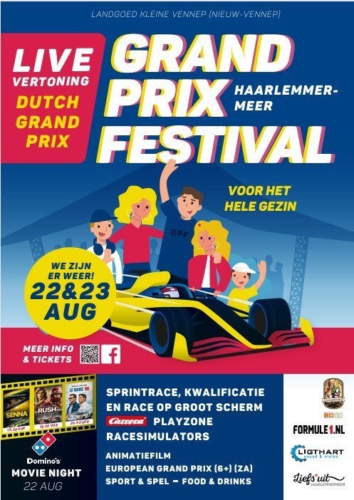 Grand Prix Festival Haarlemmermeer, Tickets en Kaartjes, Eén persoon, Meerdaags