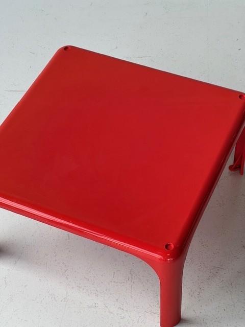 Artemide Demetrio 45 bijzettafel Vico Magistretti vintage, Kunststof, Gebruikt, ., Minder dan 50 cm
