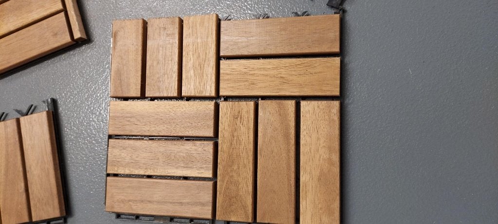 Terrastegels voor terras of balkon (Ikea), ongeveer 1 m2, Ophalen, Zo goed als nieuw