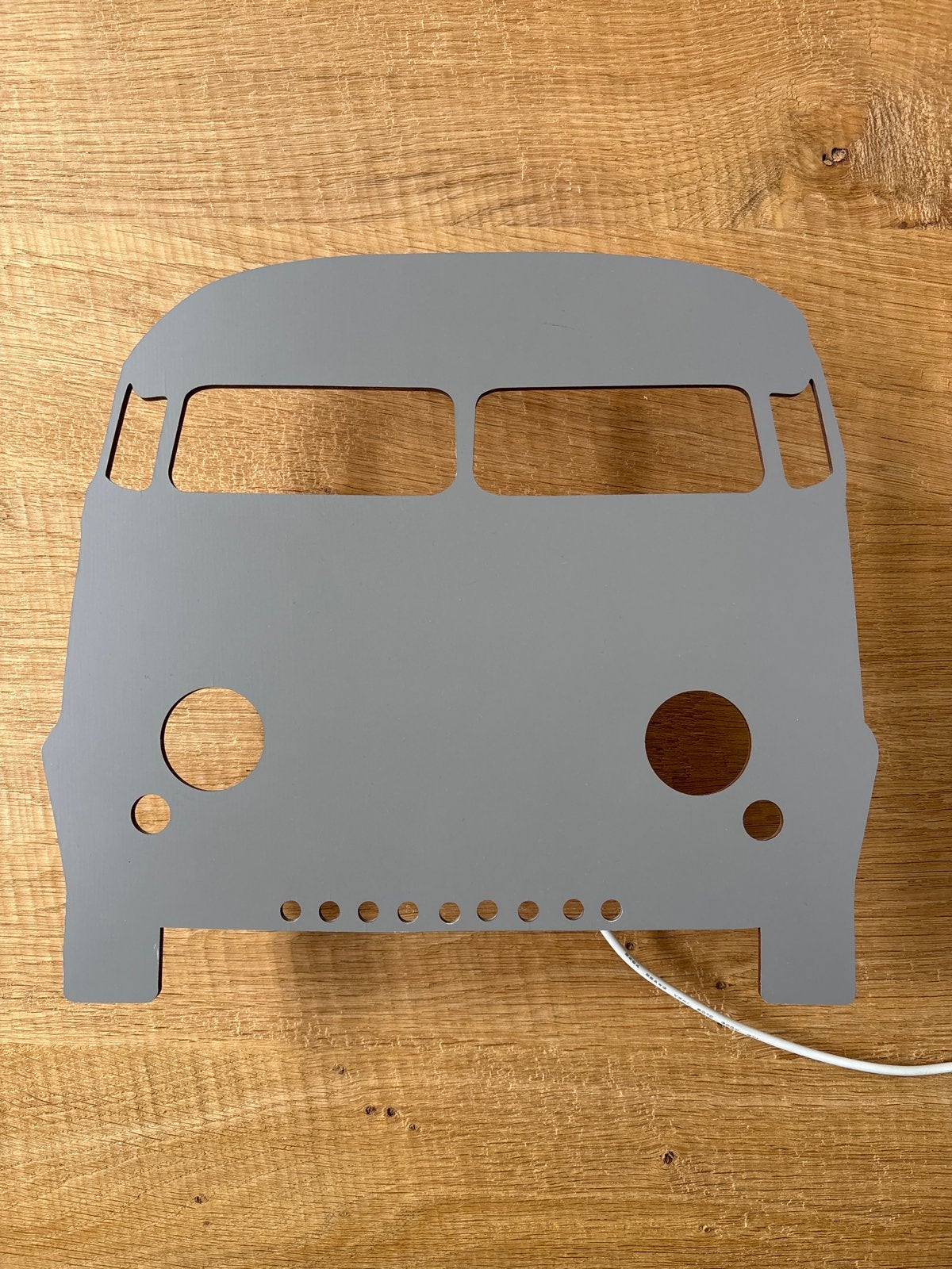 Ferm Living VW Bus Wandlamp Bedlamp - Grijs Hout, Ophalen, Grijs, Zo goed als nieuw, Overige merken