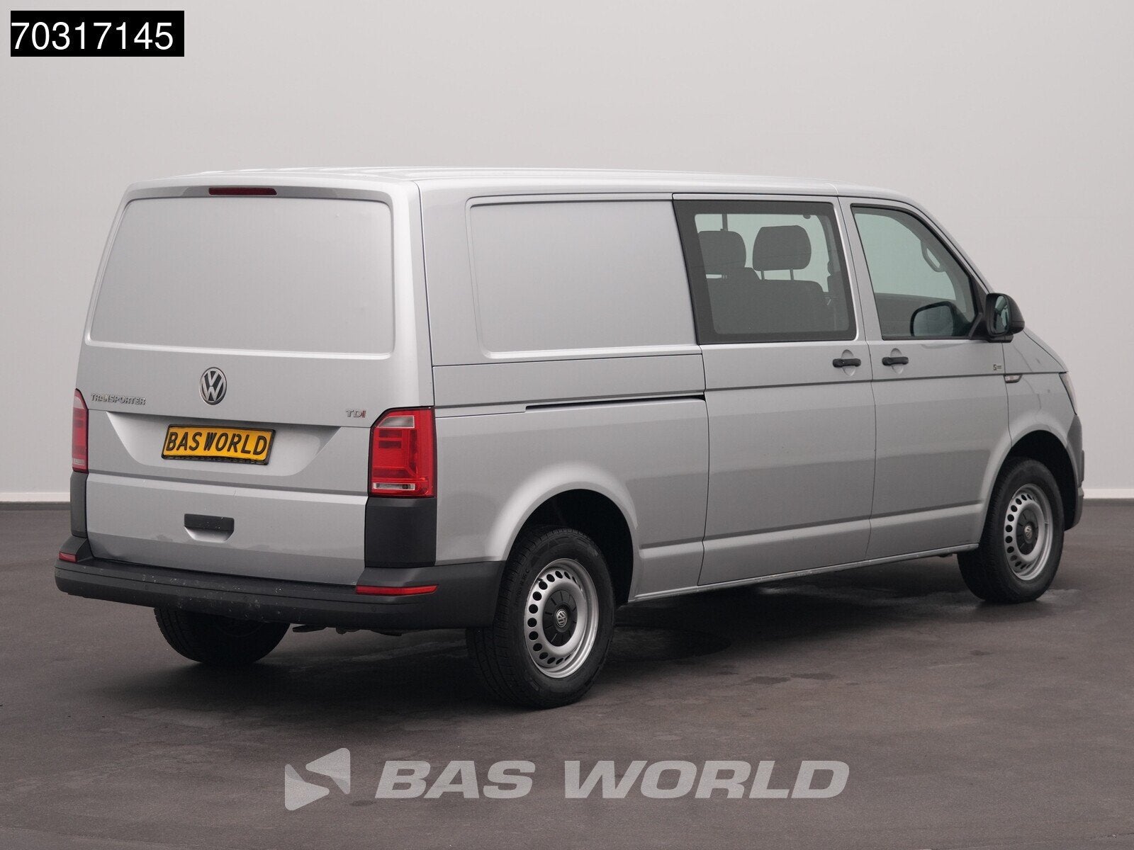 Volkswagen Transporter 150PK Automaat Dubbel Cabine Euro6 5, Auto's, Bestelauto's, Automaat, Gebruikt, 4 cilinders, 150 pk