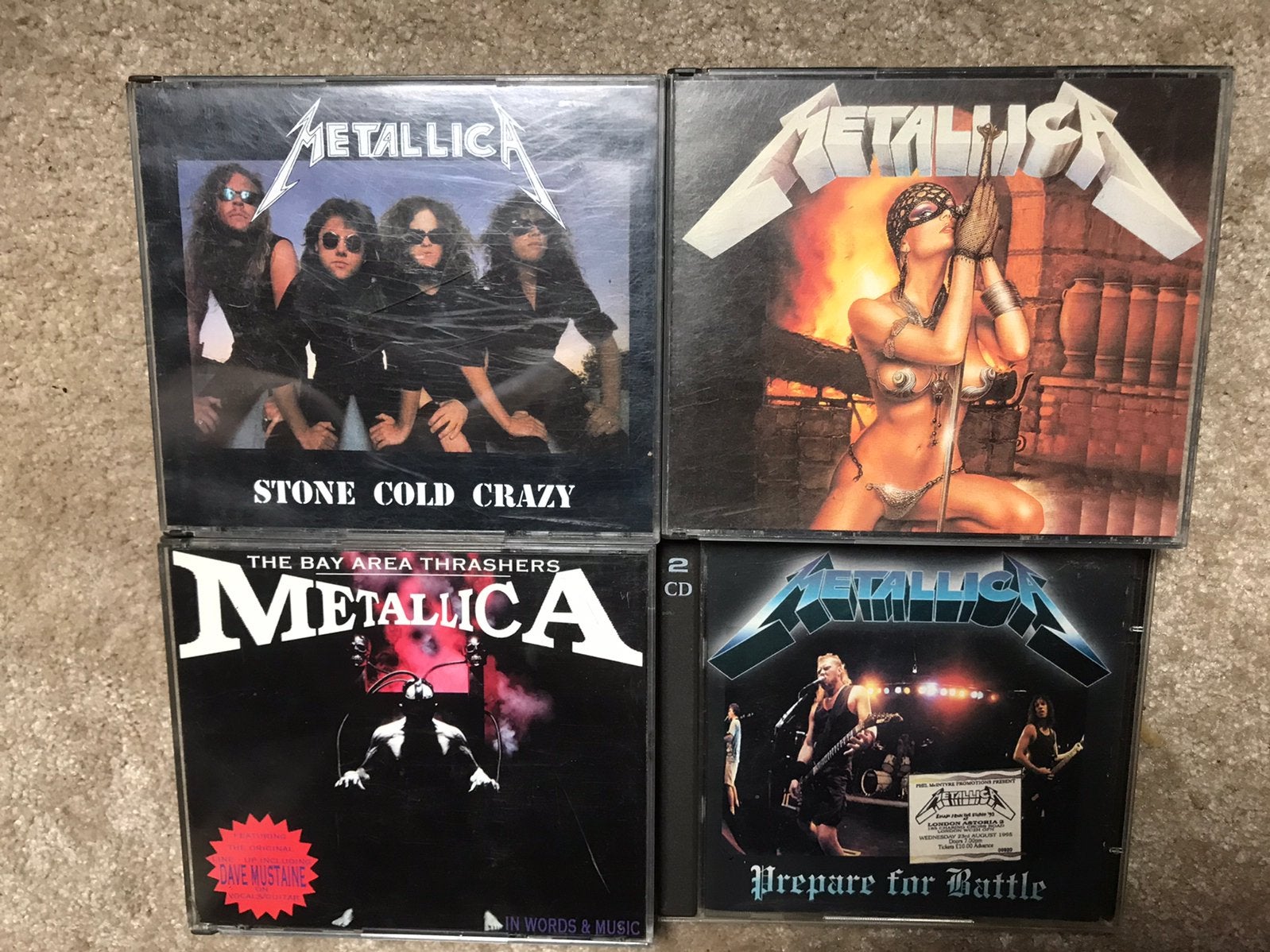 4 complete Metallica Live CD’s - Rare, Ophalen of Verzenden, Zo goed als nieuw