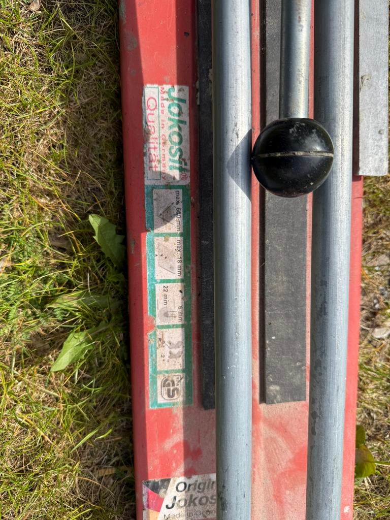 Gereedschap tegelssnjider, Ophalen of Verzenden, Zo goed als nieuw, Overige typen