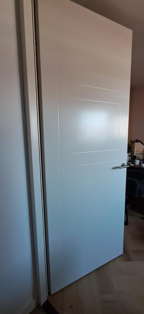 Nieuwe brandvertragende Svedex binnendeur, alpinewit CN56, Ophalen, 80 tot 100 cm, 215 cm of meer, Binnendeur