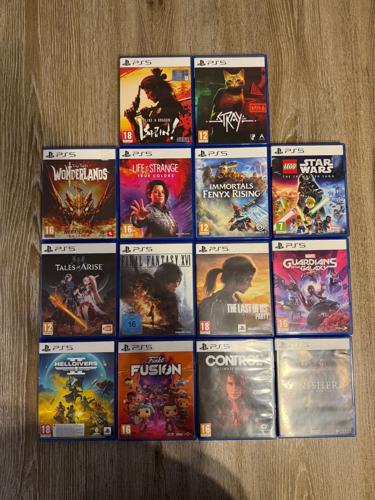 Ps5 game lot (losse verkoop), Ophalen, Zo goed als nieuw