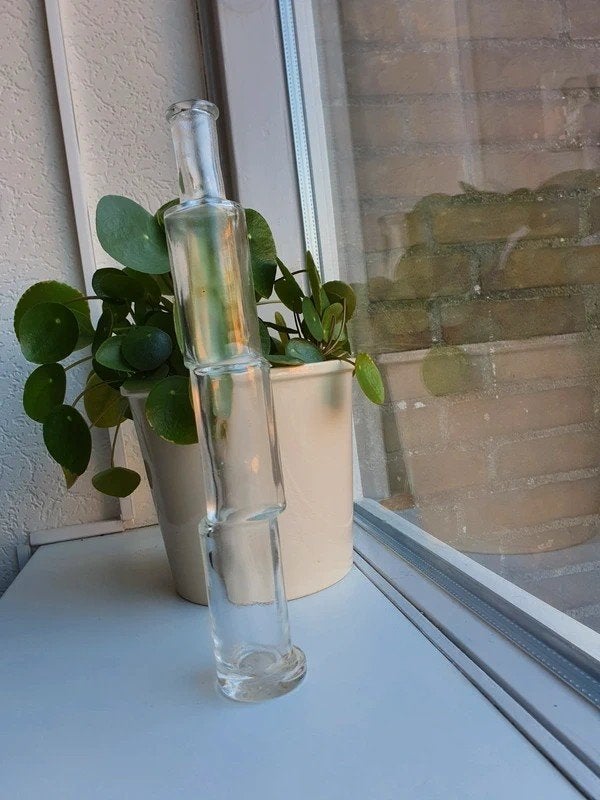 Vintage Glazen Fles KELFA 0,2L Deposit Design Vaas, Ophalen of Verzenden