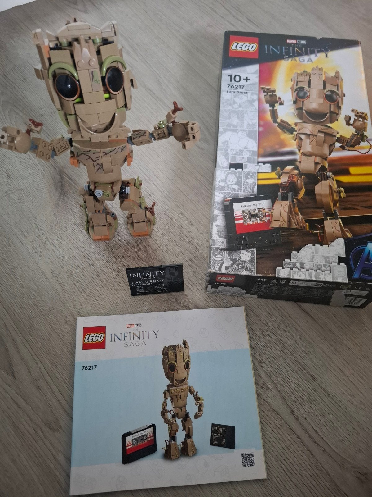 I am groot Lego set met boekje, Ophalen, Gebruikt, Marvel, Lego