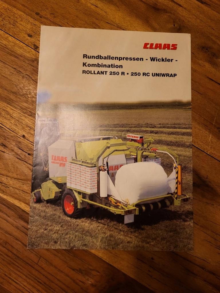 tractor folder Claas ROLLANT 250 R Rundballenpressen, Ophalen of Verzenden, Zo goed als nieuw