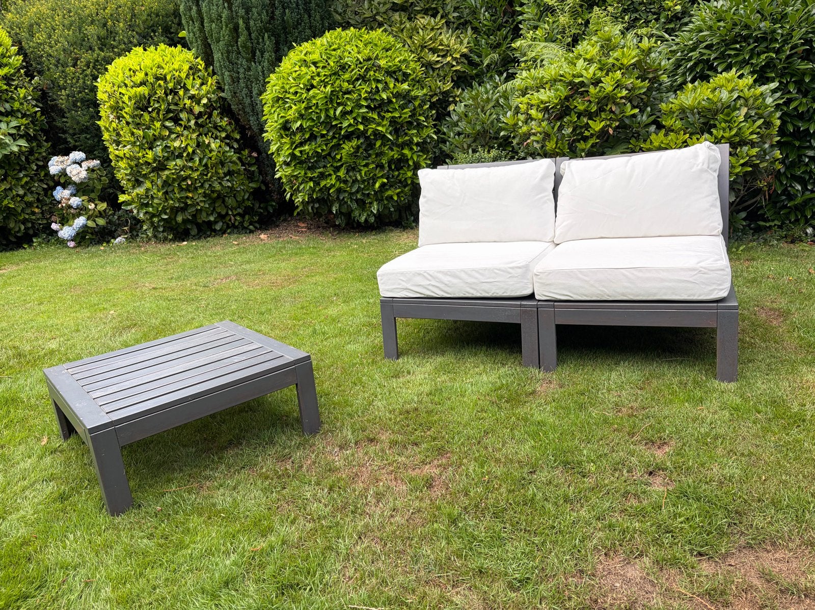Ikea nammaro loungeset, incl. kussens, Tuin en Terras, Gebruikt, Loungeset, Bank, Hout