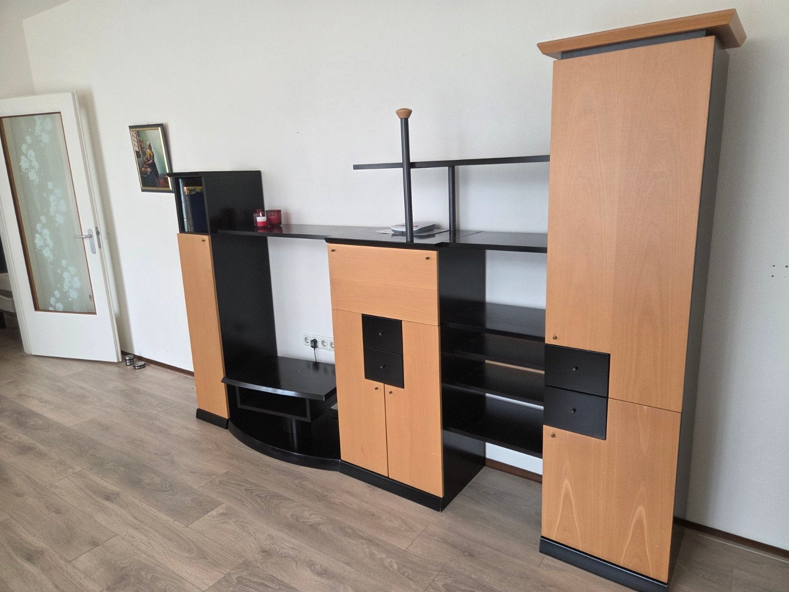 wandmeubel b 270x d40 x h 178 cm, Ophalen, 250 tot 300 cm, Gebruikt, Met deur(en)