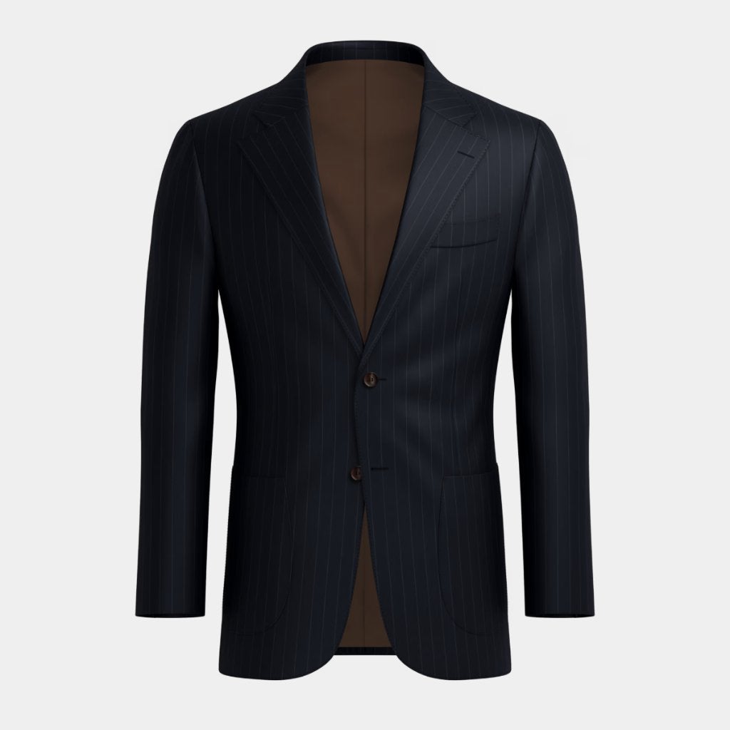 Stijlvolle Suitsupply volledig suit/pak t.w.v. € 673,-, Ophalen, Maat 52/54 (L), Blauw, Gedragen