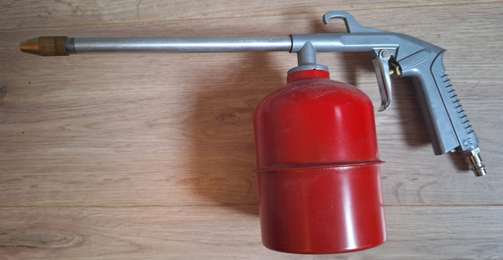 Kinzo persluchtspuitpistool, Minder dan 25 liter, Ophalen of Verzenden, Zo goed als nieuw, Minder dan 200 liter/min
