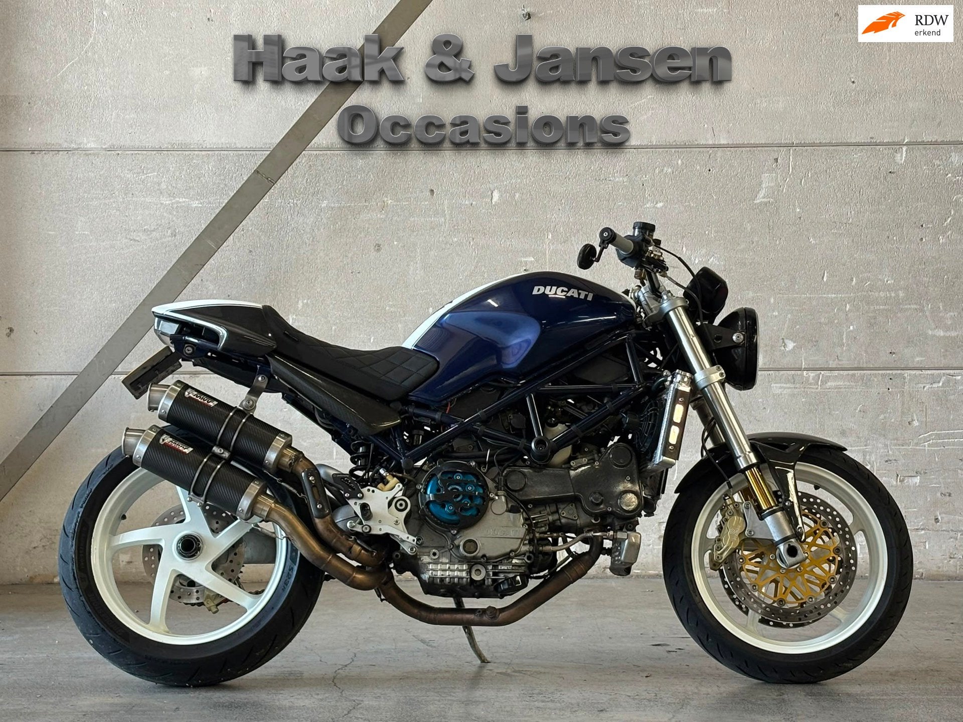 Ducati Tour Monster S4 R - Custom - 133 pk - Quickshifter, Motoren, Motoren | Ducati, Sportuitlaat, 996 cc, Bedrijf, Meer dan 35 kW