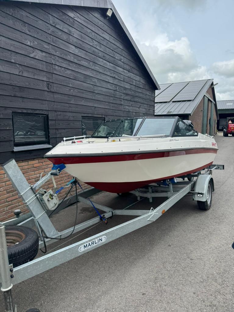 Playtime 1600 Speedboot met 80pk outboard, Ophalen, Gebruikt, Viertaktmotor, 80 pk