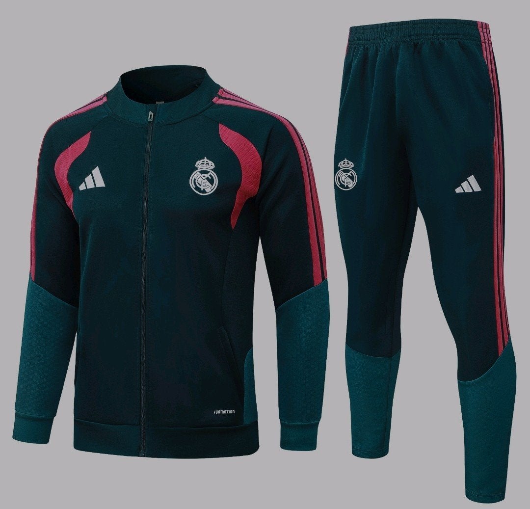 Real Madrid Trainingspak - Groen/Rood (Alle maten, ook kids), Nieuw, Ophalen of Verzenden, Meerkleurig, Adidas